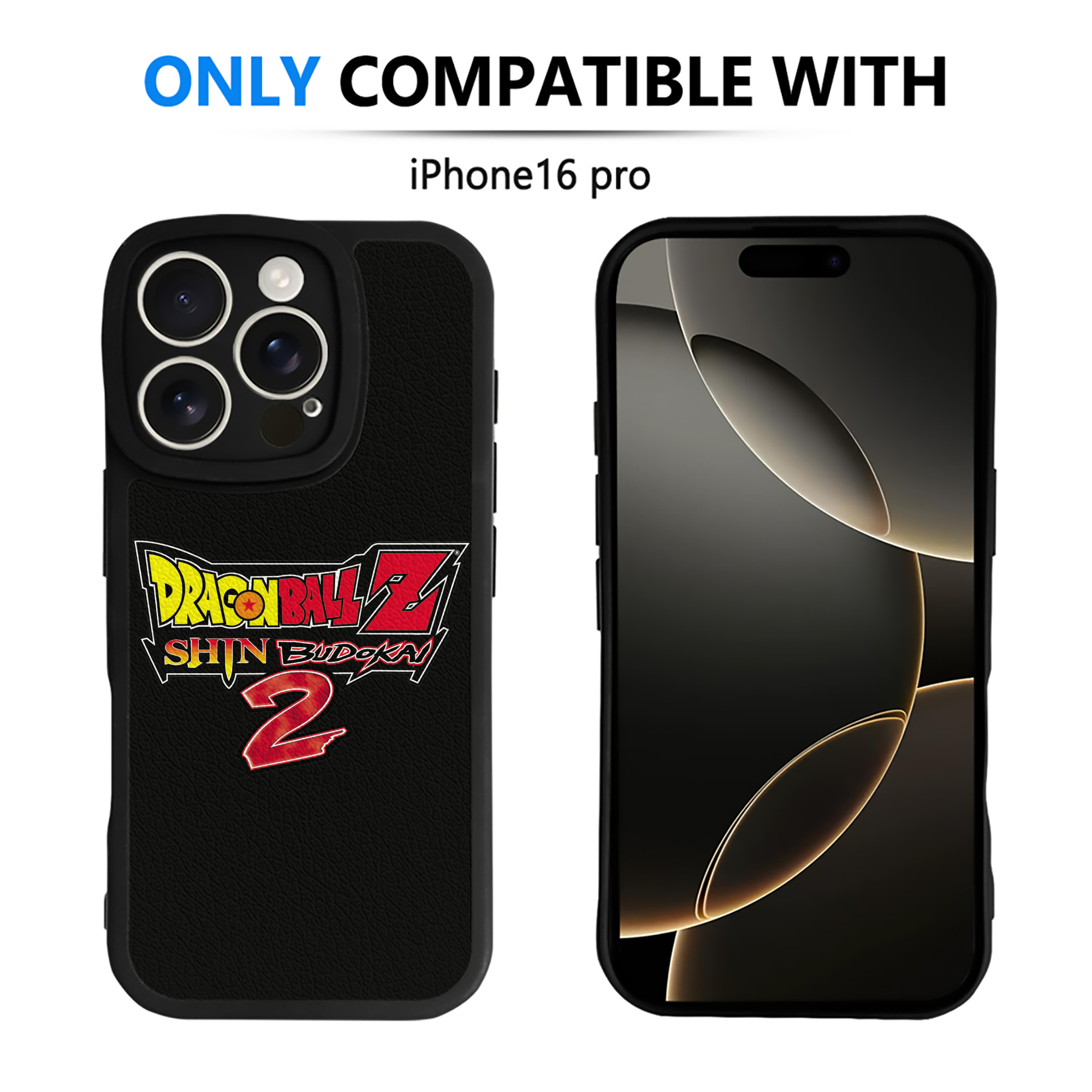 （画像用） ドラゴンボール DRAGON BALL 【iPhone 16シリーズ対応】シリコンスマホケース（レザー調） 材質：シリコン